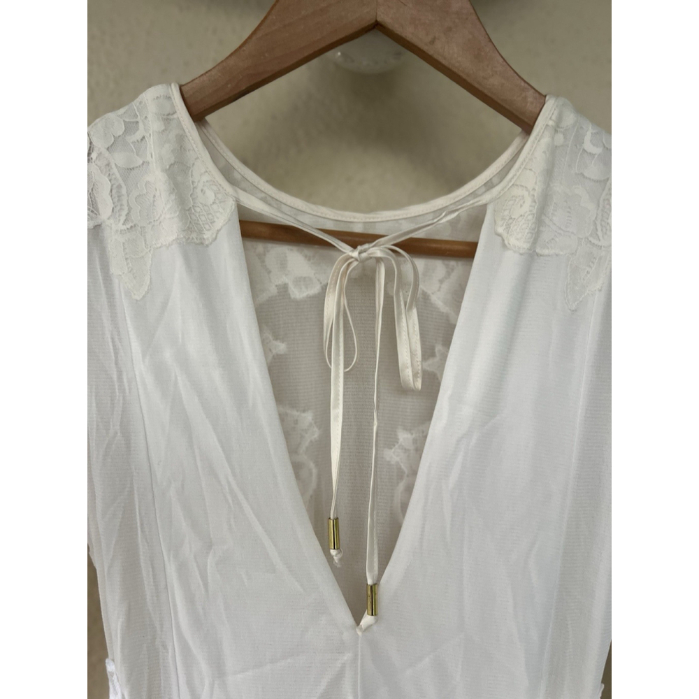 Free People We are HAH Hidden Gem Dress M Walking On Eggshells Victorian Regency - Picture 8 of 11